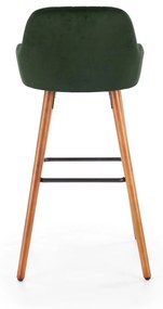 Zelená barová stolička MANO 93