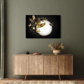Obraz - Guľa so zlatými motívmi (90x60 cm)