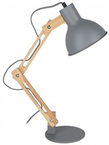 Stolná lampa 1xE27/40W/230V sivá