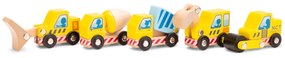 Súprava stavebných vozidiel - 5 ks
