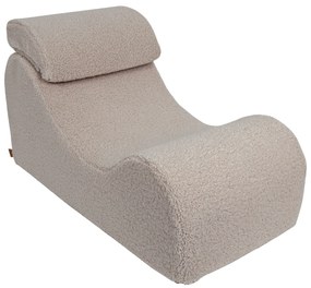 MeowBaby® Detské dizajnové kreslo Bearly Light Grey