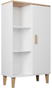 Regál Denver Biely/Hikora