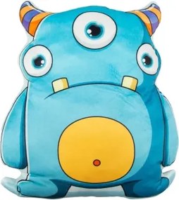 Detský dekoračný vankúš Príšerka, svetlo modrá%