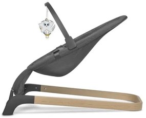 Lionelo - Detské hojdacie lehátko JUNE sivé