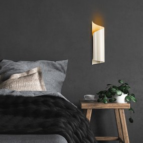 Nástěnná lampa Creama krémová