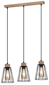 Spot-Light 1311374 - Luster na lanku ORAZIO 3xE27/60W/230V dub