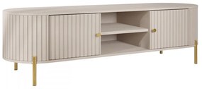 TV stolík / skrinka Kareri 180 2D, Farby: pieskovo béžová