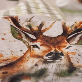 Herding Bavlnené obliečky Jeleň, 135 x 200 cm, 80 x 80 cm