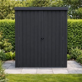Záhradný domček BestBerg ZS-25A / 1,1 m² / 81 × 140 × 180 cm / antracitová