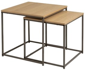 Odkladacie stolíky v súprave 2 ks 50x50 cm – Casa Selección