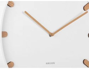 Karlsson 5942WH dizajnové nástenné hodiny 40 cm
