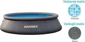 Marimex | Bazén Marimex Tampa 3,66x0,91 m bez príslušenstva - motív RATAN | 10340218
