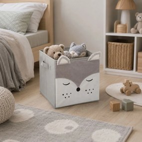 Úložný box Wolf, 29x29x29 cm, sivá