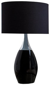 Stolná lampa Carla 60cm čierna