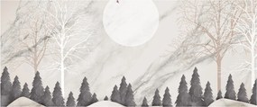 Obraz - Zimná krajina (120x50 cm)