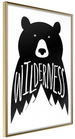 Artgeist Plagát - Wilderness [Poster] Veľkosť: 30x45, Verzia: Zlatý rám