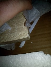 AKCIA Biely jedálenský stôl TESSA 120x60 cm II. akosť