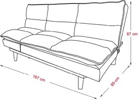 Rozkladacia pohovka Catini LYONA