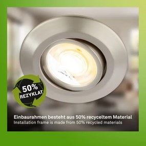 Briloner 7586032-SADA 3xLED Kúpeľňové podhľadové svietidlo KLIRA 1xLED/4,9W/230V IP23 chróm