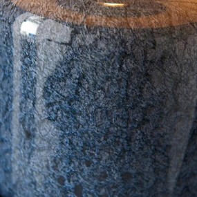 Endon 93067 - Stolová lampa ZINNIA 1xE27/10W/230V modrá/zlatá