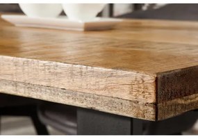 Jedálenský stôl 38656 160x90cm Masív drevo Mango prírodné - Komfort-nábytok