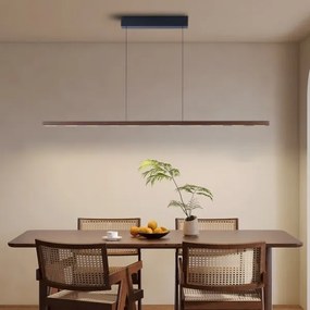 Immax NEO 07309L-LED stmievateľný luster na lanku so senzorom MADEIRA 37W/230V 157 cm orech