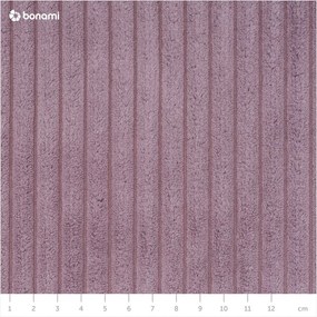 Ružový menčestrový taburet Nihad – Bobochic Paris