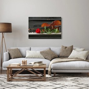 Obraz - Spomienka na hudobníka (90x60 cm)