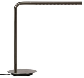 Kovová LED stmievateľná stolová lampa v striebornej farbe (výška 46 cm) Omni Table – UMAGE