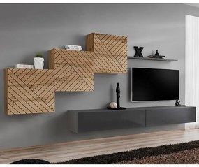 Obývacia Stena Switch X Line Wotan/Grafit