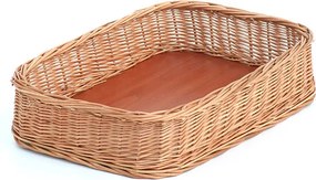 Tácka hranatá na preglejkeš. 50 x hl. 40 x v. 7(cm)/poslední 2 kusy skladem/
