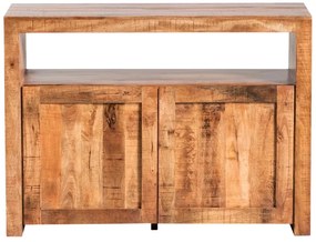 furniture-nabytek.cz - Masívna komoda Country z mangového dreva, lakovaná, hnedá – 117×45×85 cm