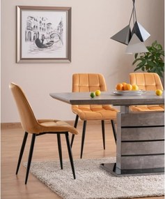 Čalúnená jedálenská stolička Chic Velvet - výber z 8 prevedení