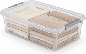 ALTOM Úložný box pod posteľ, s vekom a kolieskami, 58x39x16cm BASESTORE