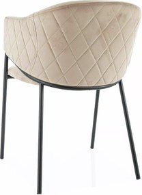 SI Stolička Bono Velvet béžová