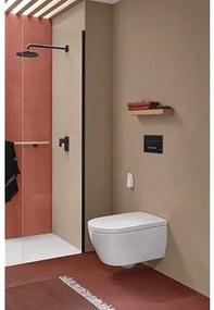 WC so sprchou set Villeroy & Boch ViClean-I 100 otvorený splachovací kruh vr. WC dosky V0E100R1