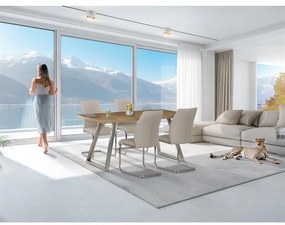 Autronic BONTEC Jedálenský stôl 160x90cm, dyha, dub, HT-W1515 OAK Farba: Prírodné