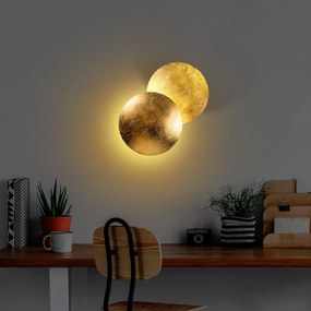 Nástěnné LED svítidlo Yosma zlaté
