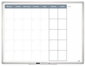 Toptabule.sk Mesačná plánovacia tabuľa 120x90 cm