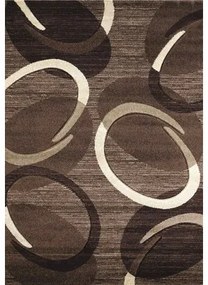 Moderný koberec Florida 9828 hnedý 160x230 cm