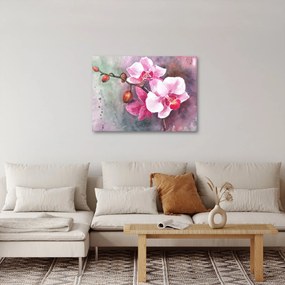 Obraz - Orchidey, aquarel (70x50 cm)
