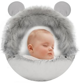 Spací vak do kočíka Elmi Ricokids - sivý