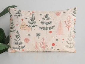 XPOSE® Bavlnená obliečka na vankúš ŠKANDINÁVSKE VIANOCE 50x70 cm