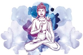 Samolepiaca tapeta ilustrácia Budhu