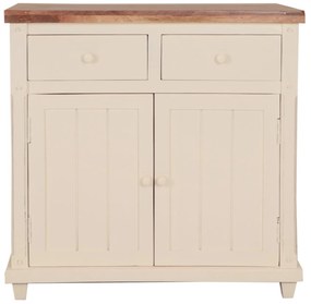 furniture-nabytek.cz - Komoda rustikálna z dreva mango 90x90x45