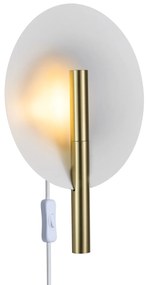 Nástenné svetlo Nordlux Furiko (leštená mosadz) kov, plast IP20 2320241035