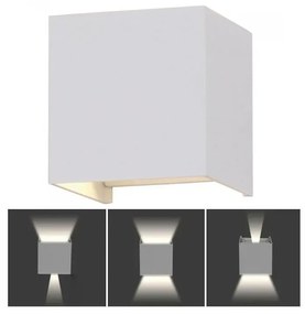 LED Vonkajšie nástenné svietidlo LED/5W/230V 4000K IP65 biela