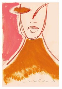 Plagát Pink Portrait 30 × 40 cm 30 × 40 cm