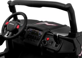 Ramiz Detský kočík SuperStar Čierna + MP4 + pohon 4x4 + diaľkové ovládanie + batožinový priestor + LED dióda + zámok dverí