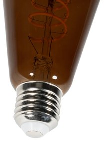 Sada 5 stmievateľných LED žiaroviek E27 ST64 hnedá 4W 100 lm 1800K